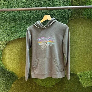 Patagonia Mountains  Logo Hoodie Medium